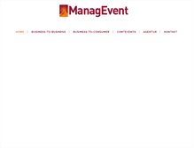 Tablet Screenshot of managevent.ch